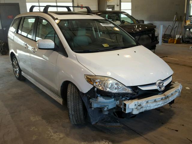 JM1CR2W38A0389083 - 2010 MAZDA 5 WHITE photo 1