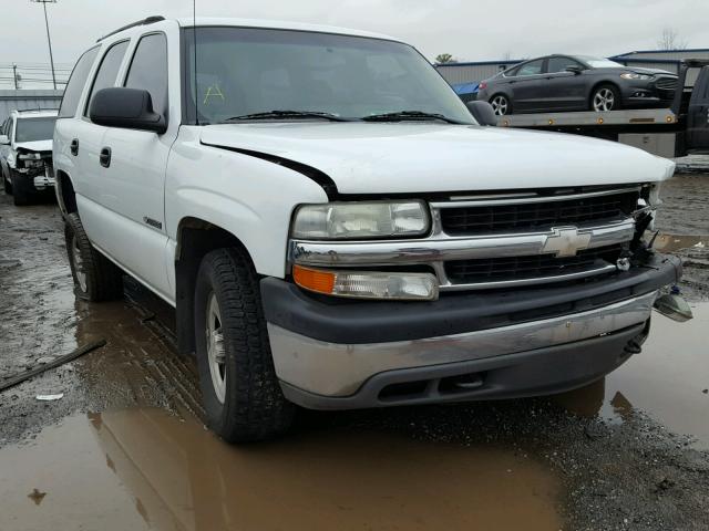 1GNEK13Z63J267150 - 2003 CHEVROLET TAHOE K150 WHITE photo 1