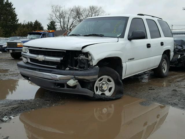 1GNEK13Z63J267150 - 2003 CHEVROLET TAHOE K150 WHITE photo 2