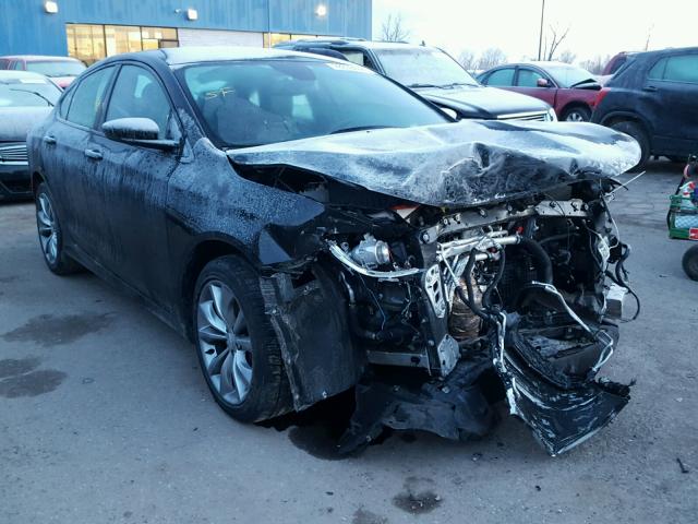 1C3CCCBG9FN735575 - 2015 CHRYSLER 200 S BLACK photo 1