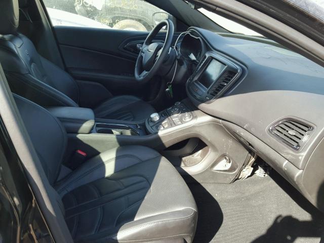 1C3CCCBG9FN735575 - 2015 CHRYSLER 200 S 黑色 照片 5