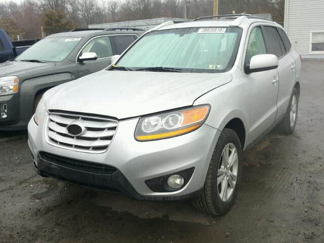 5XYZKDAG8BG045933 - 2011 HYUNDAI SANTA FE L SILVER photo 2