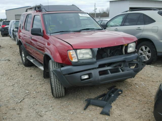 5N1ED28T51C533624 - 2001 NISSAN XTERRA XE RED photo 1