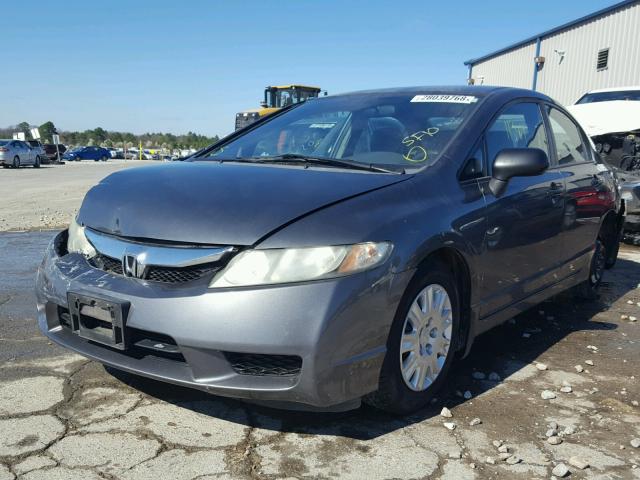 19XFA1F35AE010384 - 2010 HONDA CIVIC VP GRAY photo 2