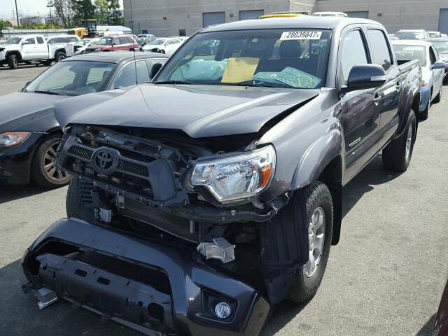 3TMJU4GN4CM133850 - 2012 TOYOTA TACOMA GRAY photo 2