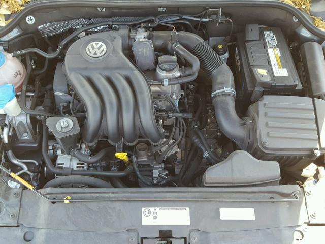 3VW2K7AJ2EM445263 - 2014 VOLKSWAGEN JETTA BASE ნაცრისფერი ფოტო 7