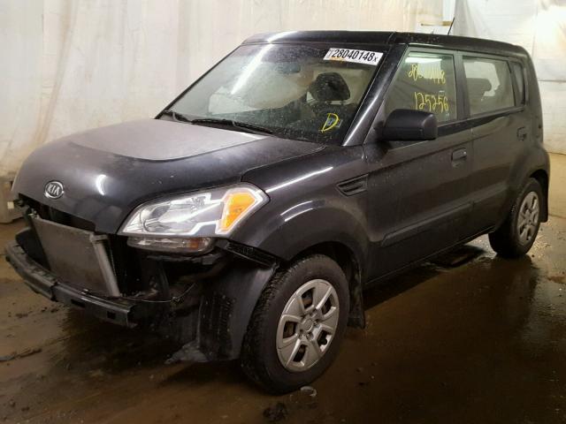 KNDJT2A18A7191108 - 2010 KIA SOUL BLACK photo 2