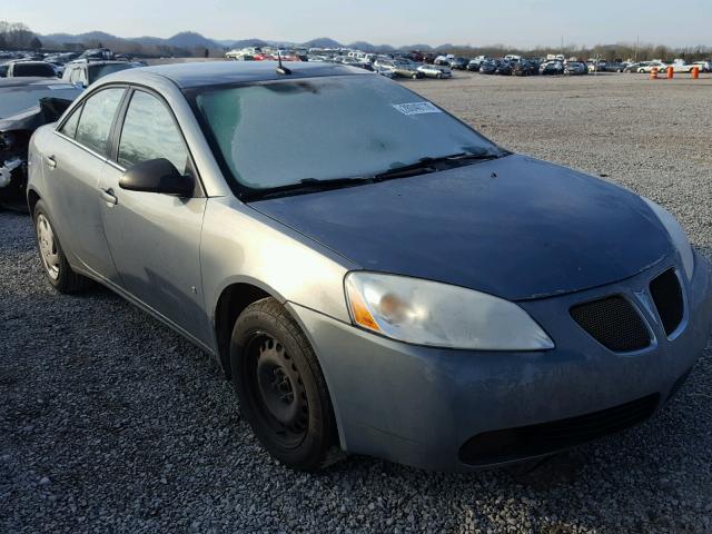 1G2ZF57B384201331 - 2008 PONTIAC G6 VALUE L BLUE photo 1