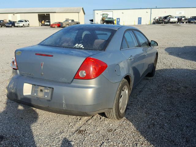 1G2ZF57B384201331 - 2008 PONTIAC G6 VALUE L BLUE photo 4