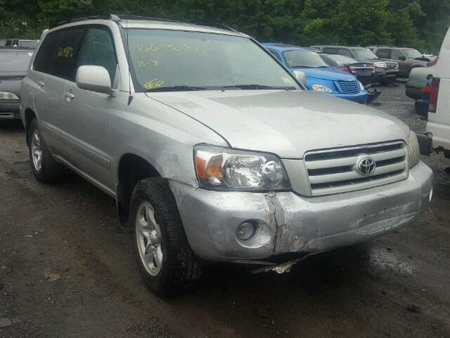 JTEHD21A470048830 - 2007 TOYOTA HIGHLANDER SILVER photo 1