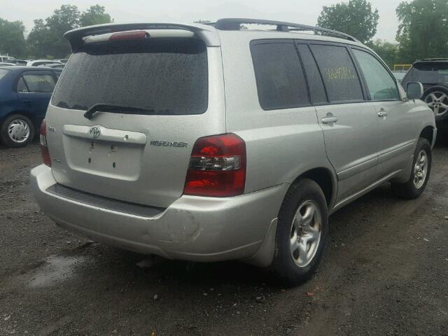 JTEHD21A470048830 - 2007 TOYOTA HIGHLANDER SILVER photo 4