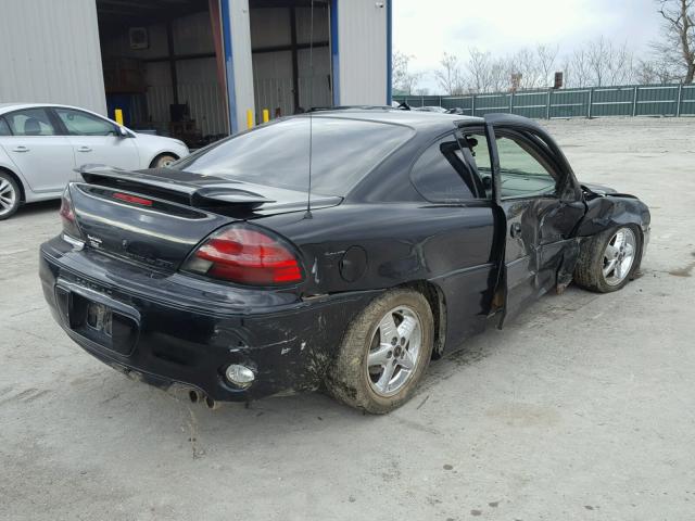 1G2NV12E22C183400 - 2002 PONTIAC GRAND AM G BLACK photo 4