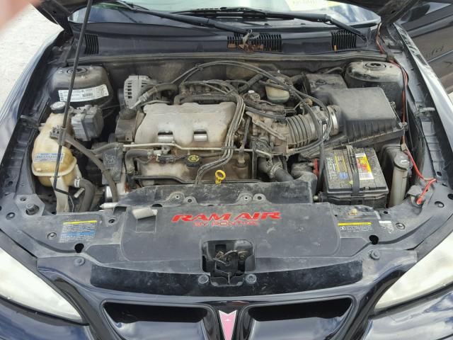 1G2NV12E22C183400 - 2002 PONTIAC GRAND AM G BLACK photo 7