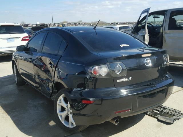 JM1BK32F781112872 - 2008 MAZDA 3 I BLACK photo 3