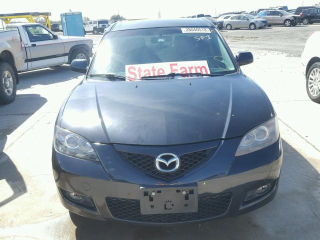 JM1BK32F781112872 - 2008 MAZDA 3 I BLACK photo 9