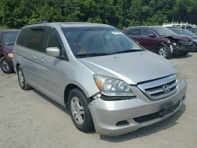 5FNRL38627B438328 - 2007 HONDA ODYSSEY EX SILVER photo 1