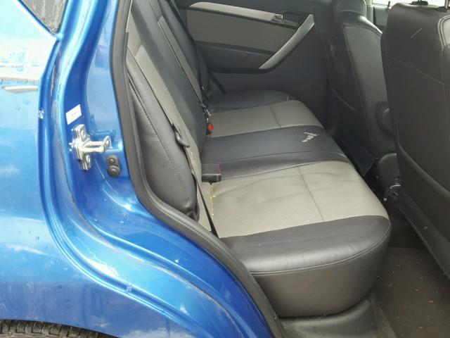 KL1TG66E19B302419 - 2009 CHEVROLET AVEO LT BLUE photo 6