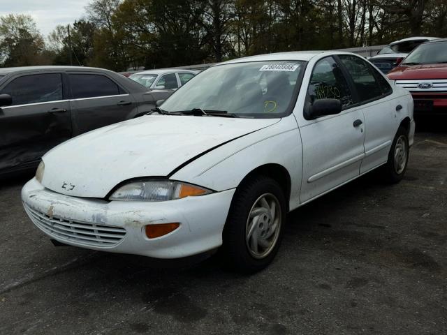 3G1JC5245XS834088 - 1999 CHEVROLET CAVALIER WHITE photo 2