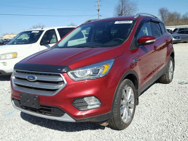 1FMCU9J99HUA11601 - 2017 FORD ESCAPE TIT RED photo 2