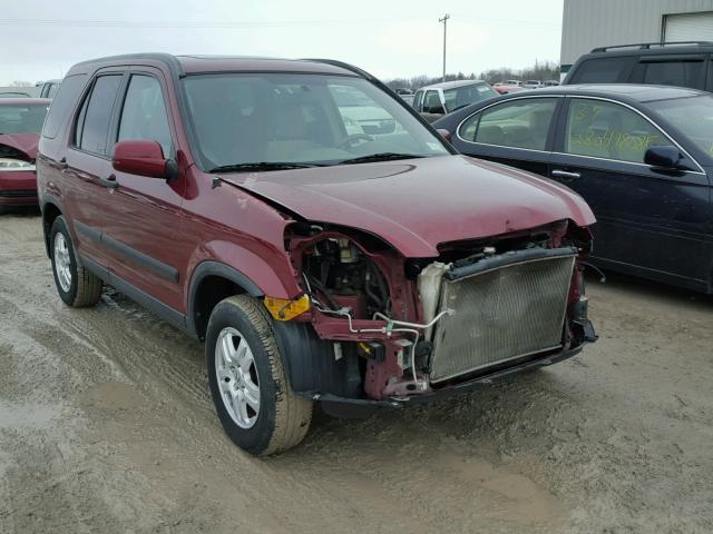 SHSRD78864U219687 - 2004 HONDA CR-V EX MAROON photo 1