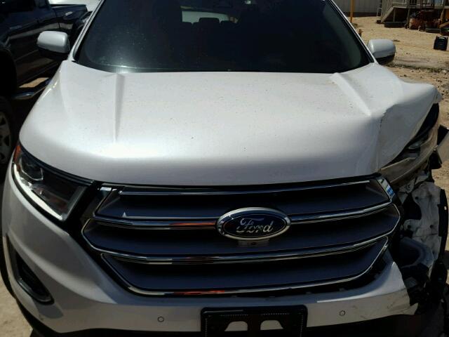 2FMPK3K84FBC42435 - 2015 FORD EDGE TITAN WHITE photo 7