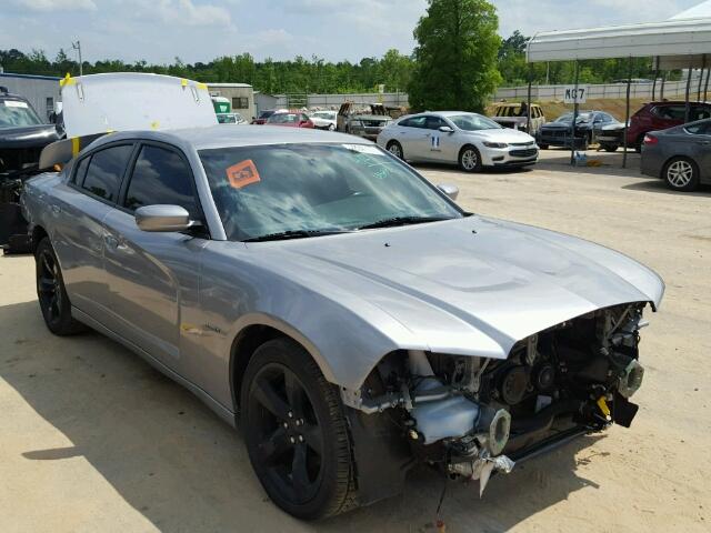 2C3CDXCT5EH137927 - 2014 DODGE CHARGER R/ SILVER photo 1