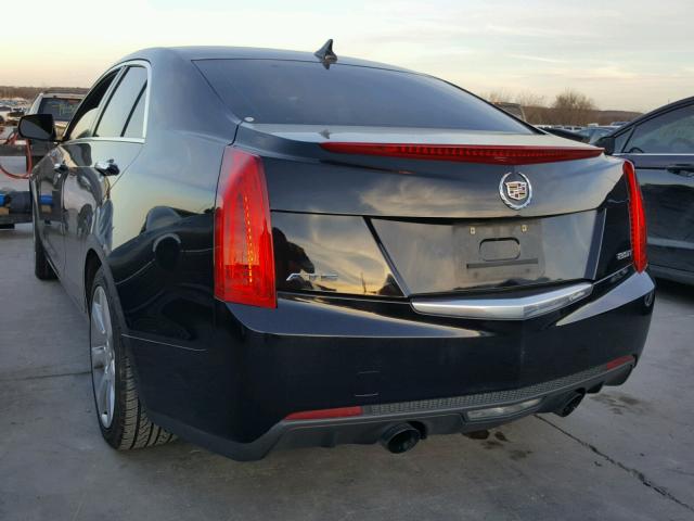 1G6AA5RXXD0162550 - 2013 CADILLAC ATS BLACK photo 3