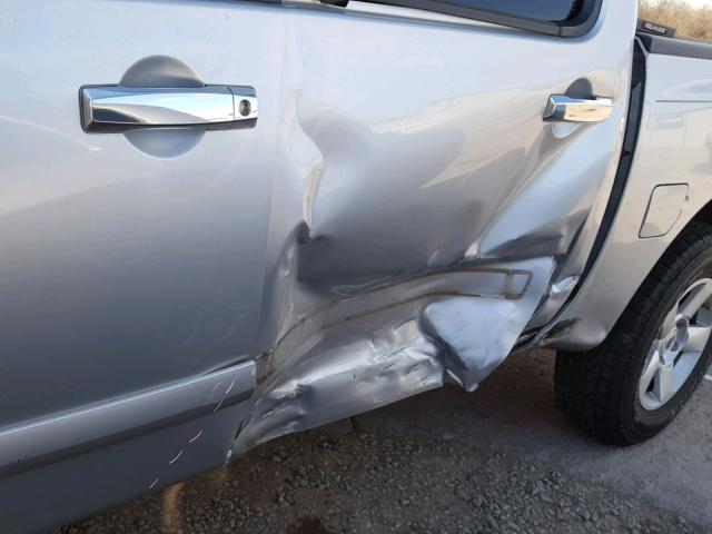 1N6AA07B54N532245 - 2004 NISSAN TITAN XE SILVER photo 9