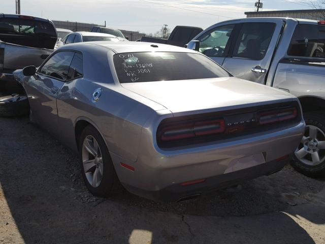 2C3CDZAG6GH353001 - 2016 DODGE CHALLENGER SILVER photo 3