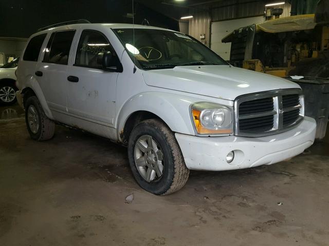 1D4HB48D15F538273 - 2005 DODGE DURANGO SL WHITE photo 1