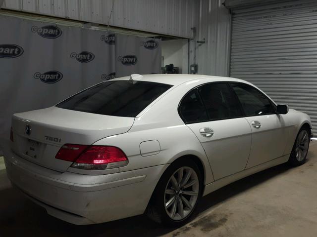 WBAHL83576DT04974 - 2006 BMW 750 I WHITE photo 4