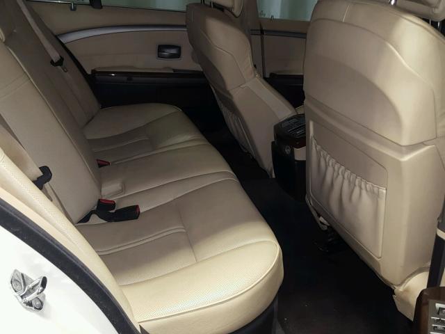 WBAHL83576DT04974 - 2006 BMW 750 I WHITE photo 6