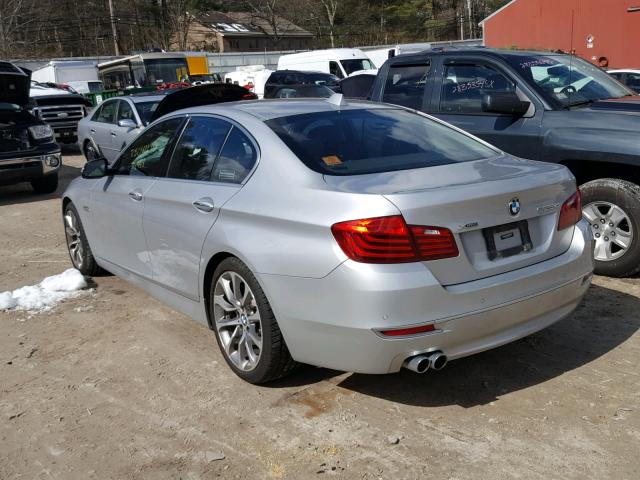 WBAFV3C55ED685548 - 2014 BMW 535 D SILVER photo 3