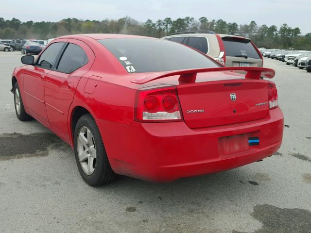 2B3KA43D29H552170 - 2009 DODGE CHARGER RED photo 3