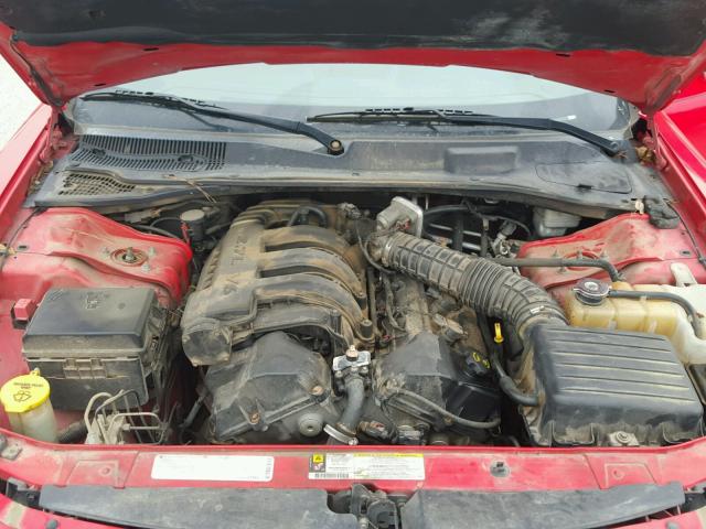 2B3KA43D29H552170 - 2009 DODGE CHARGER RED photo 7