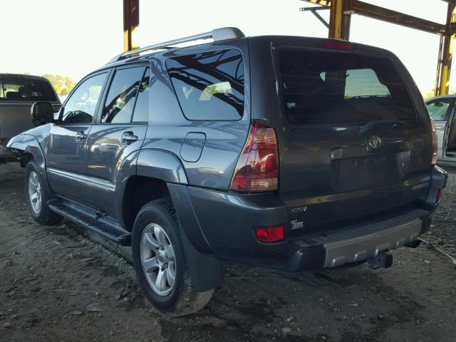 JTEZU14RX40040176 - 2004 TOYOTA 4RUNNER SR GRAY photo 3