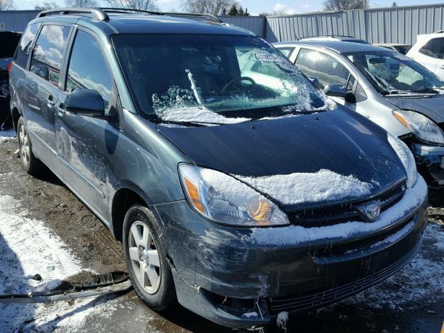 5TDZA22C74S003536 - 2004 TOYOTA SIENNA XLE GREEN photo 1