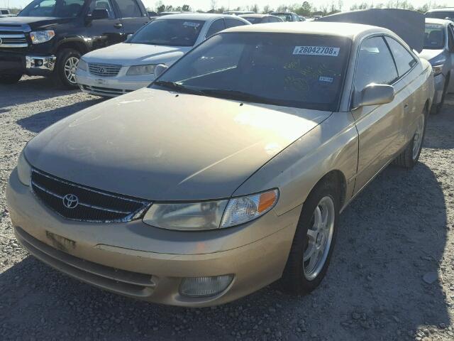 2T1CG22P71C516572 - 2001 TOYOTA CAMRY SOLA GOLD photo 2