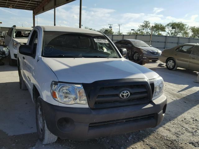 5TENX22N58Z485849 - 2008 TOYOTA TACOMA WHITE photo 1