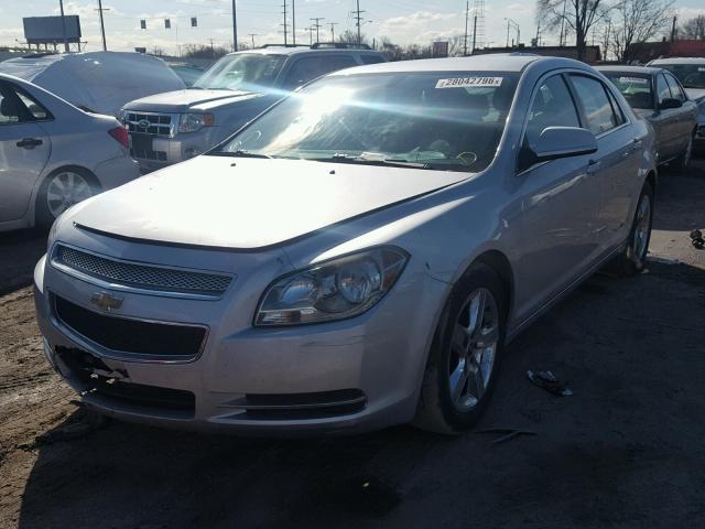 1G1ZC5E00AF252360 - 2010 CHEVROLET MALIBU 1LT SILVER photo 2