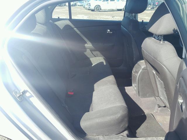 1G1ZC5E00AF252360 - 2010 CHEVROLET MALIBU 1LT SILVER photo 6