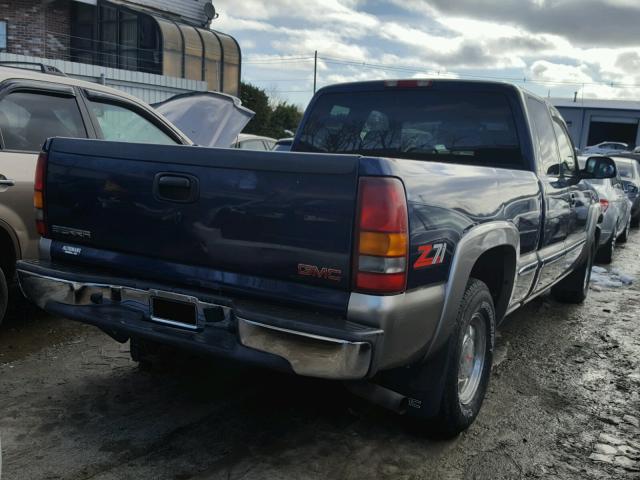 1GTEK19T6YE244835 - 2000 GMC NEW SIERRA BLUE photo 4