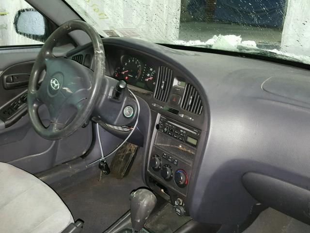 KMHDN46D26U366818 - 2006 HYUNDAI ELANTRA GL GRAY photo 9