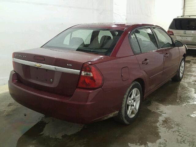 1G1ZT58N47F205882 - 2007 CHEVROLET MALIBU LT RED photo 4