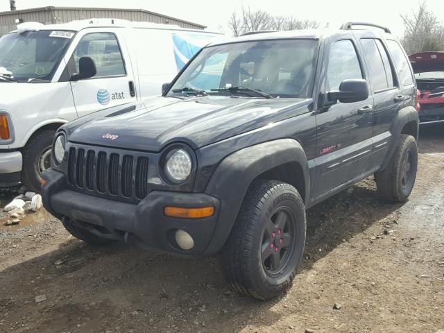 1J4GL58K22W214796 - 2002 JEEP LIBERTY LI BLACK photo 2