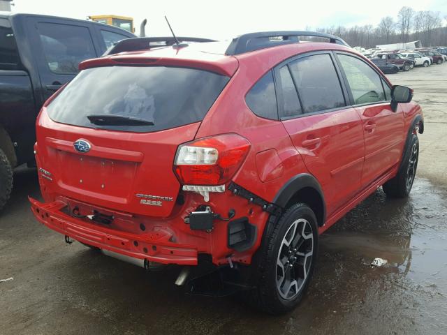 JF2GPABC5G8297934 - 2016 SUBARU CROSSTREK RED photo 4