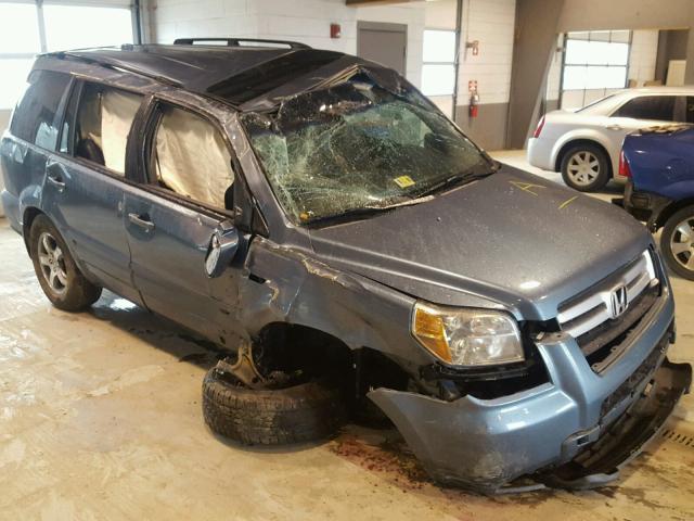 5FNYF28568B007707 - 2008 HONDA PILOT EXL BLUE photo 9