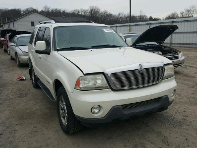 5LMEU88HX4ZJ26251 - 2004 LINCOLN AVIATOR WHITE photo 1