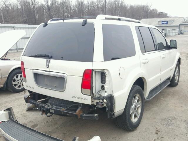 5LMEU88HX4ZJ26251 - 2004 LINCOLN AVIATOR 白色 照片 4