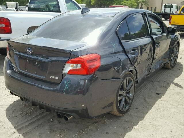 JF1VA1E64H9818706 - 2017 SUBARU WRX PREMIU GRAY photo 4